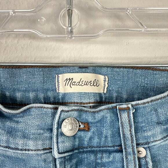 MADEWELL The Midrise Perfect Vintage Jean Alderton Light Wash Size 25 Stretch - Picture 5 of 10